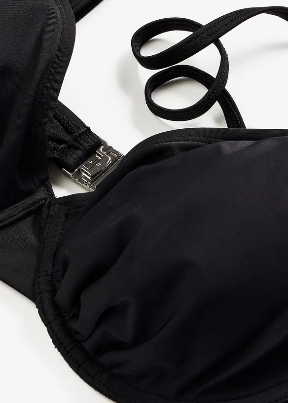 Haut de maillot &agrave; armatures et fronces lat&eacute;rales, bonprix