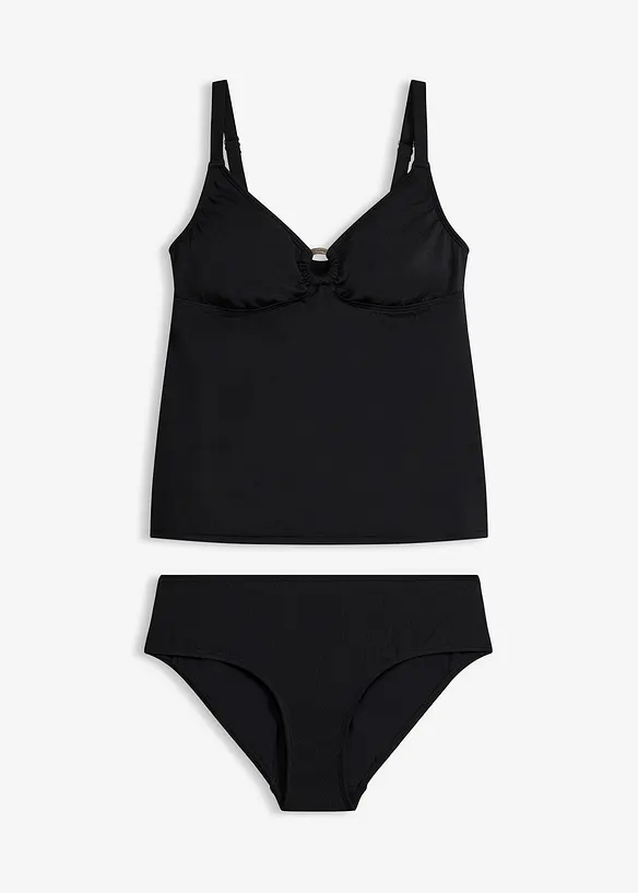 Tankini avec d&eacute;tail anneau (ens. 2 pces), bonprix