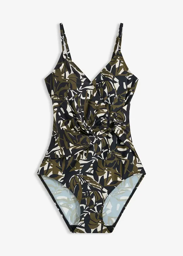 Maillot 1 pi&egrave;ce avec anneau, bonprix