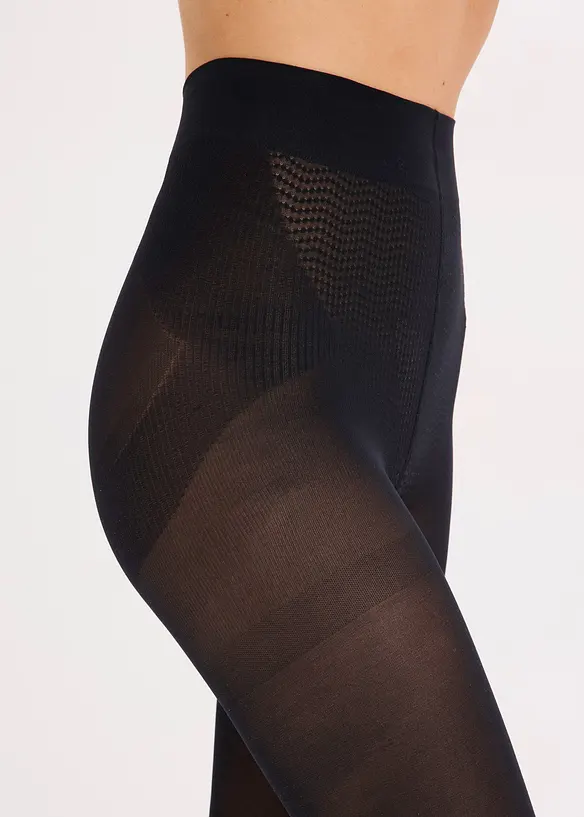 Lot de 2 collants voile sculptants 30D, bonprix