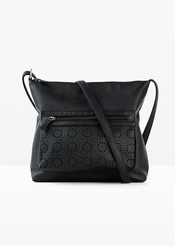 Sac &agrave; bandouli&egrave;re avec poche ext&eacute;rieure d&eacute;corative, bonprix