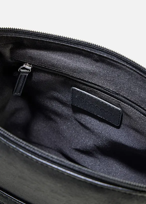 Sac &agrave; bandouli&egrave;re avec poche ext&eacute;rieure d&eacute;corative, bonprix