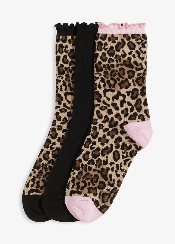 Lot de 3 paires de chaussettes, bonprix