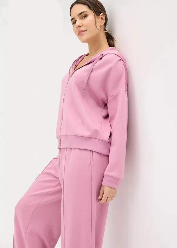 Tenue d&rsquo;int&eacute;rieur en mati&egrave;re n&eacute;opr&egrave;ne avec veste raccourcie, bonprix