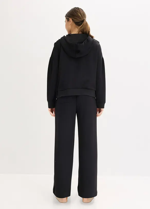 Tenue d&rsquo;int&eacute;rieur en mati&egrave;re n&eacute;opr&egrave;ne avec veste raccourcie, bonprix