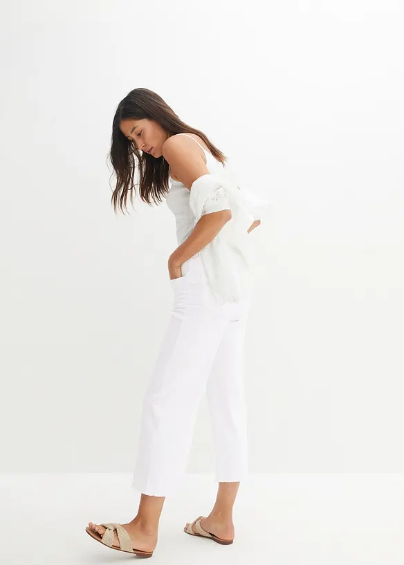 Jean large 7/8 extensible, bonprix