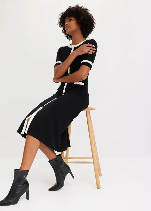 Robe en maille, bonprix