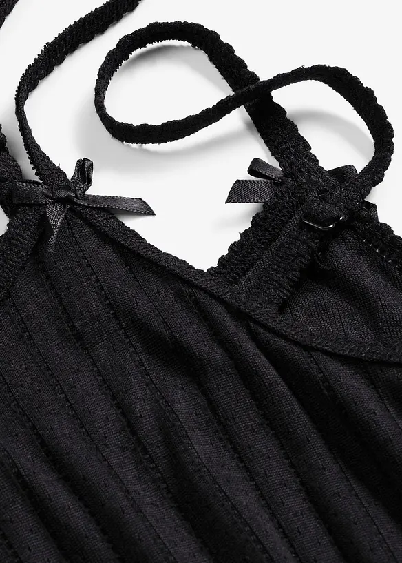 Pyjama doux en jersey pointelle, bonprix