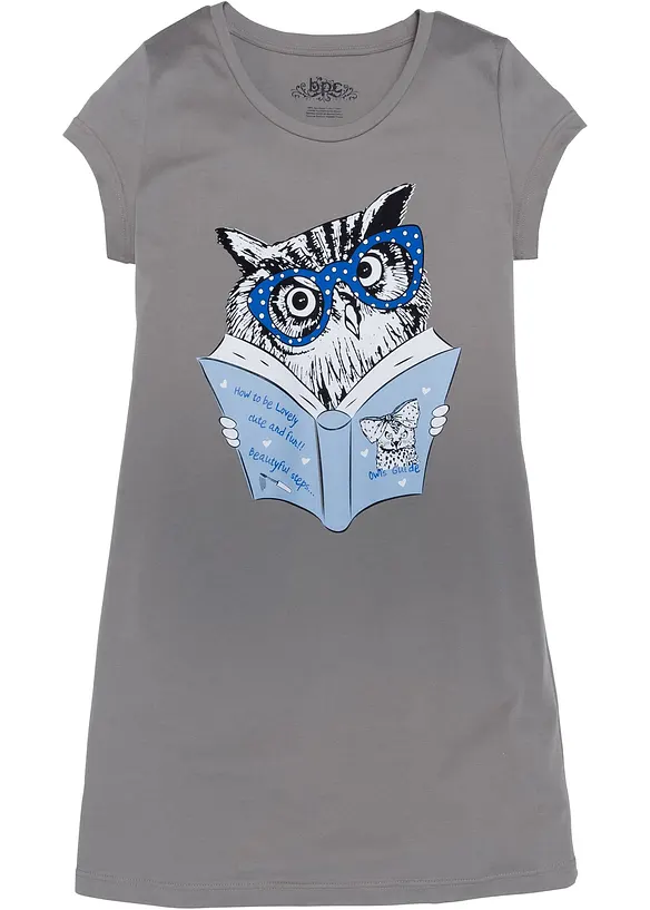 Chemise de nuit courte 100% coton, bonprix