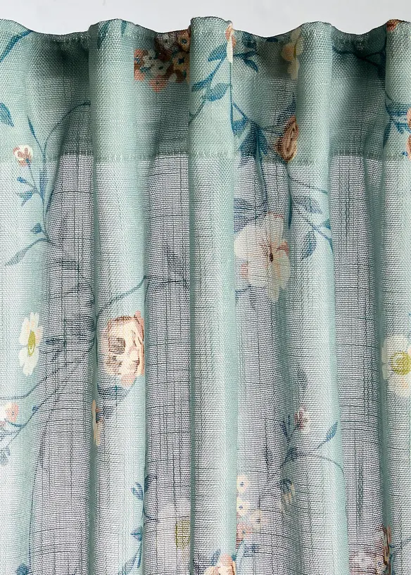 Rideau &agrave; imprim&eacute; floral (1&nbsp;pce), bonprix