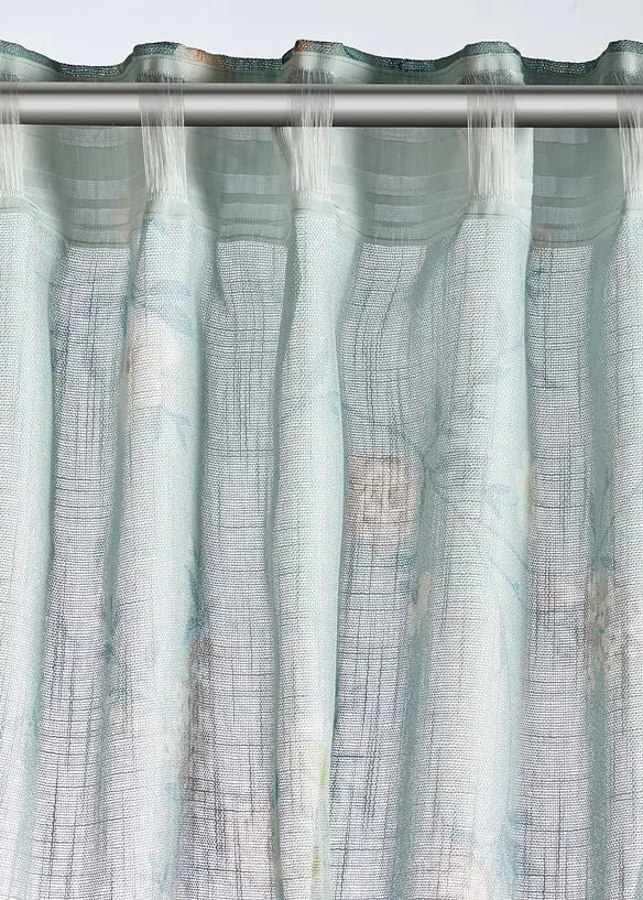 Rideau &agrave; imprim&eacute; floral (1&nbsp;pce), bonprix