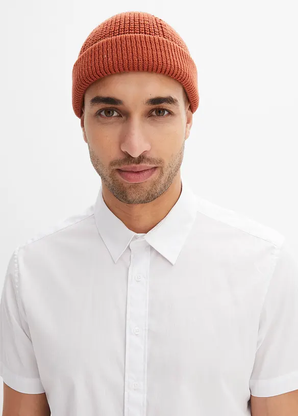 Chemise manches courtes extensible, slim, bonprix