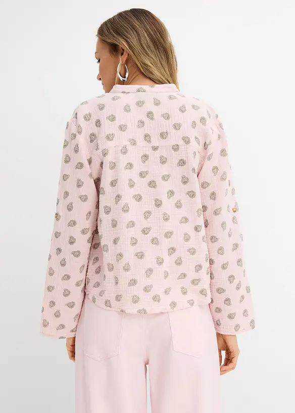 Blouse l&eacute;g&egrave;re et oversize en gaze de coton, bonprix