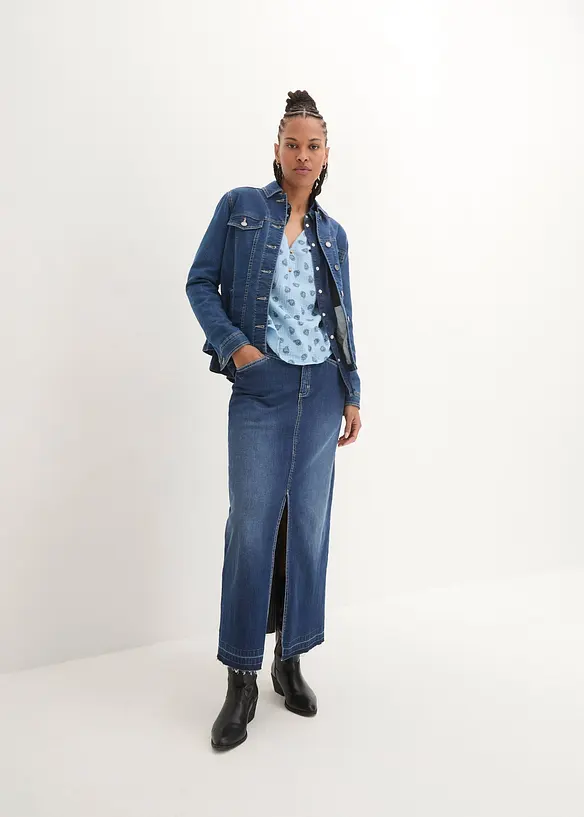 Blouse l&eacute;g&egrave;re et oversize en gaze de coton, bonprix