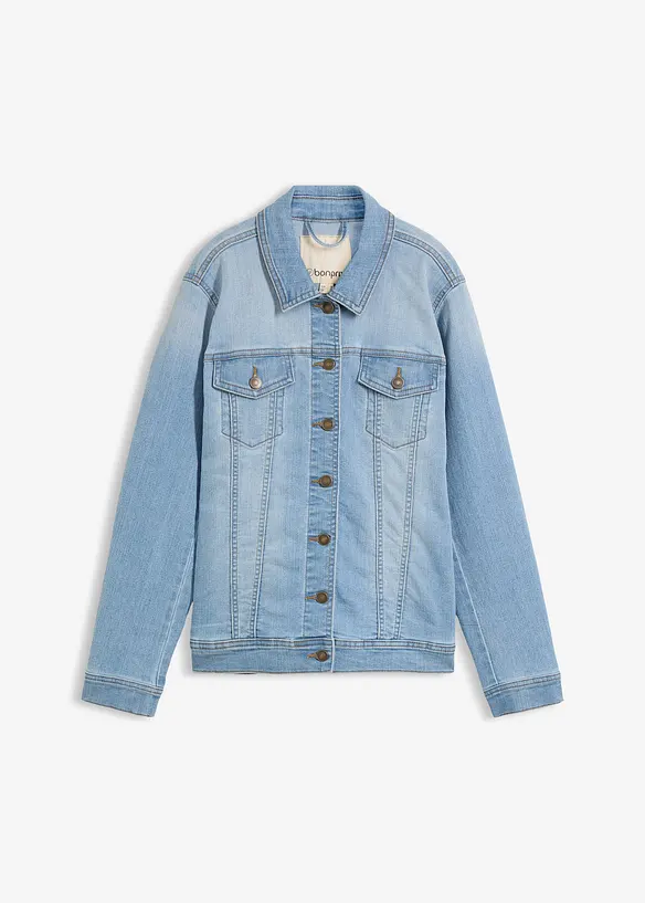 Veste en jean extensible, basique, bonprix