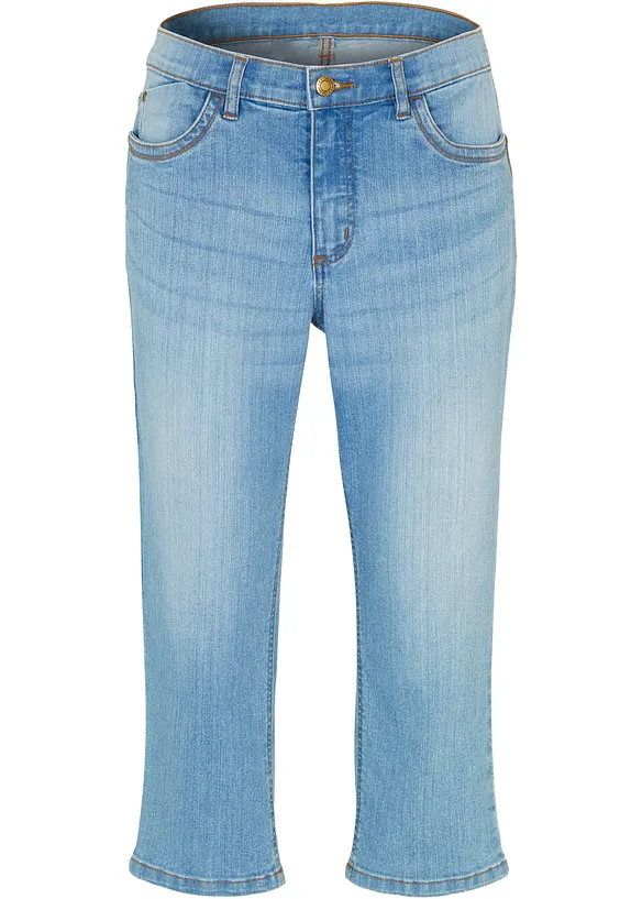 Jean slim, taille mi-haute, longueur 3/4, bonprix