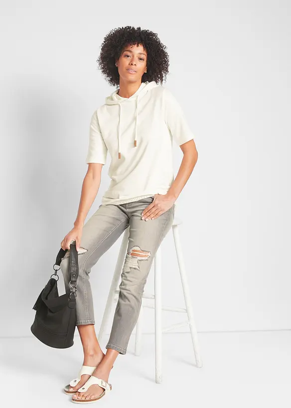 Sweat &agrave; capuche, bonprix