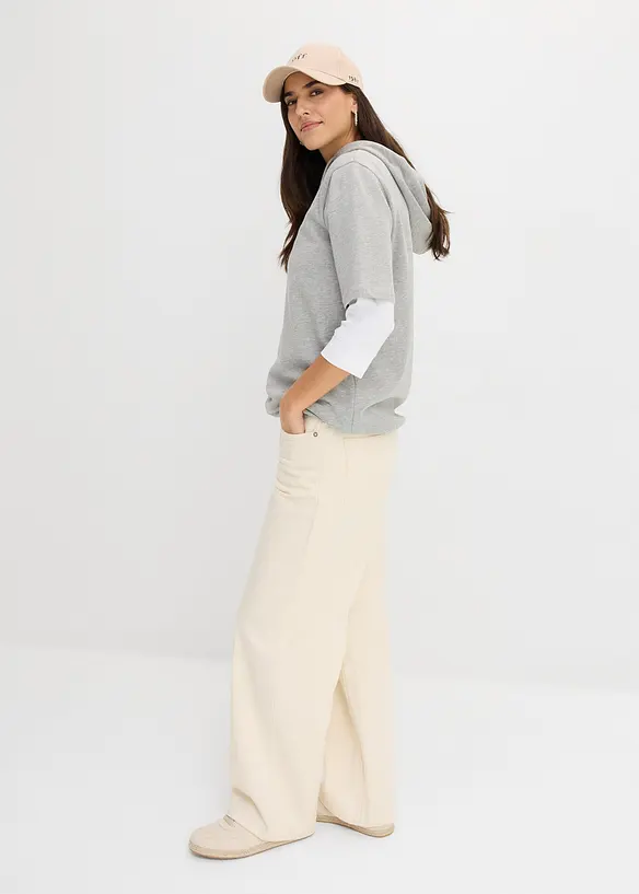 Sweat &agrave; capuche, bonprix