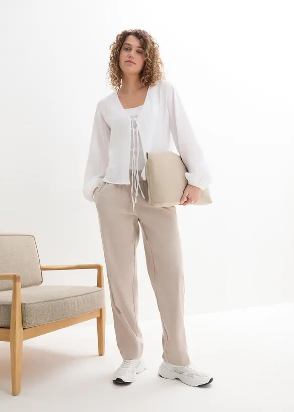 Bol&eacute;ro en gaze de coton, bonprix