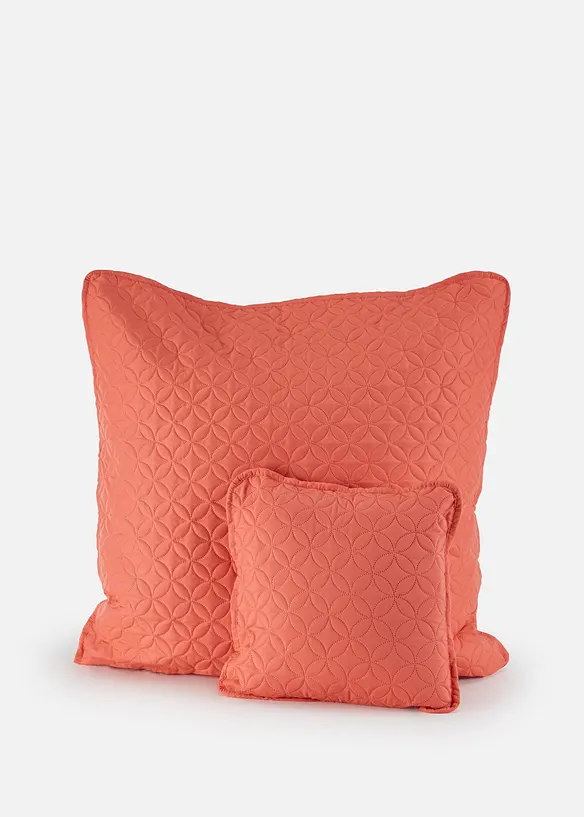 Lot de 2&nbsp;housses de coussin avec surpiq&ucirc;res, bonprix