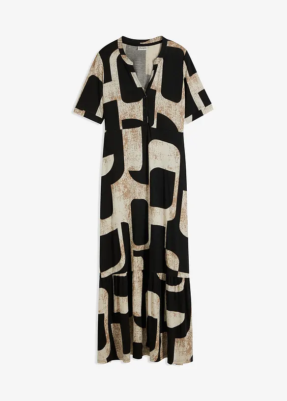 Robe longue et douce en jersey viscose, bonprix