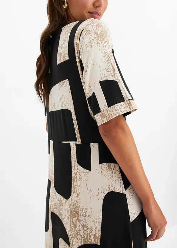 Robe longue et douce en jersey viscose, bonprix