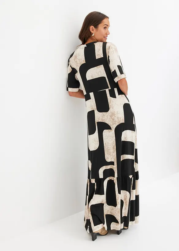 Robe longue et douce en jersey viscose, bonprix