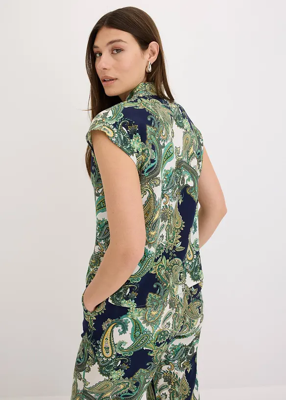 Chemisier imprim&eacute; en viscose fluide, bonprix