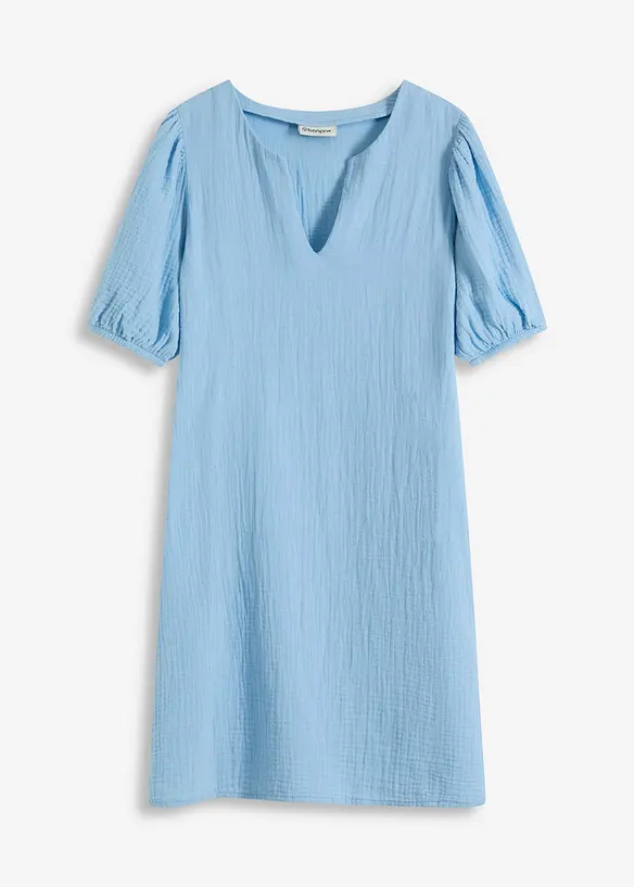 Robe courte en gaze de coton, bonprix