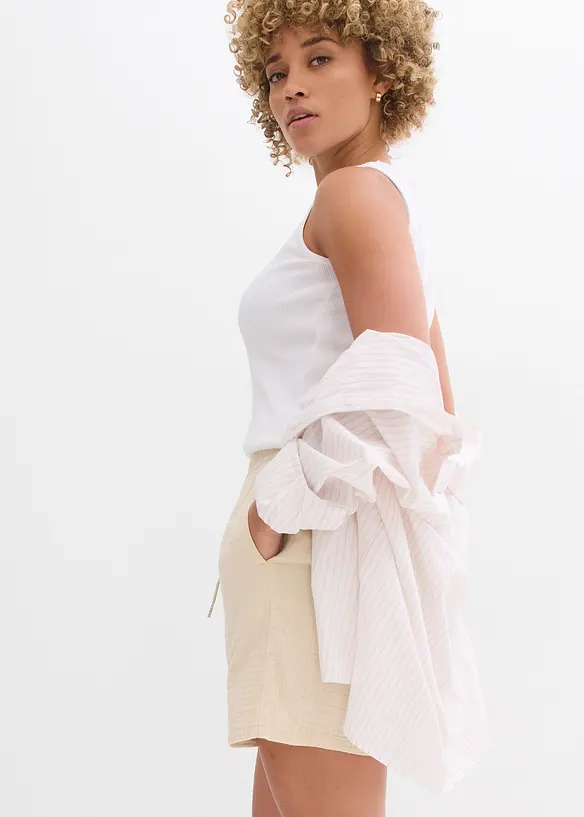 Short en gaze de coton, bonprix