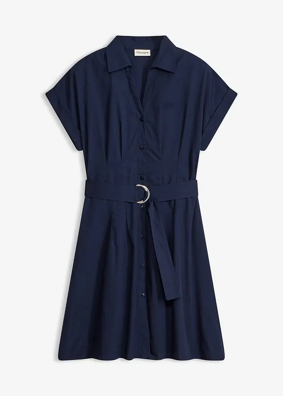 Robe-chemise 100% coton, bonprix