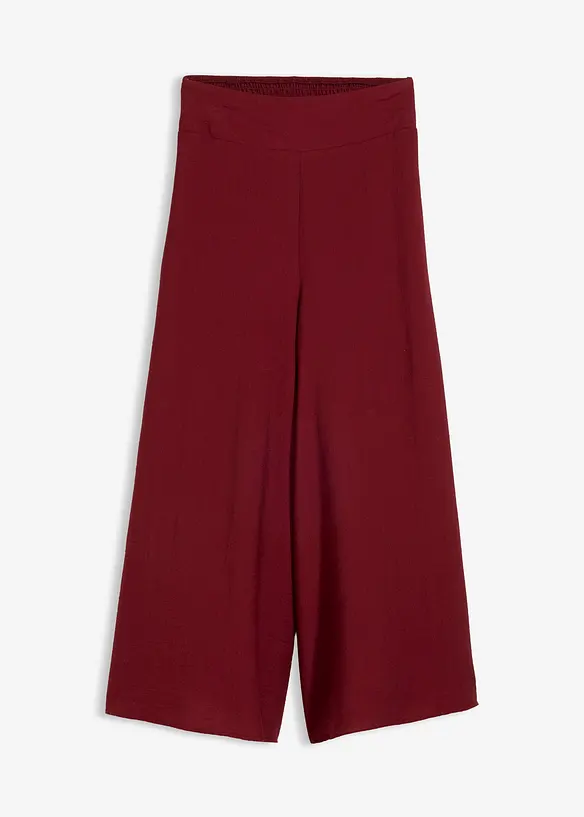 Jupe-culotte en viscose m&eacute;lang&eacute;e, bonprix