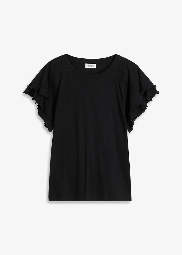 T-shirt &agrave; manches fantaisie, bonprix