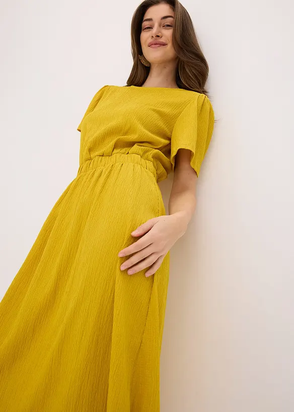 Robe &eacute;vas&eacute;e en jersey, bonprix