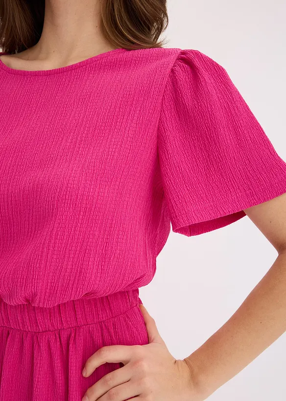 Robe &eacute;vas&eacute;e en jersey, bonprix