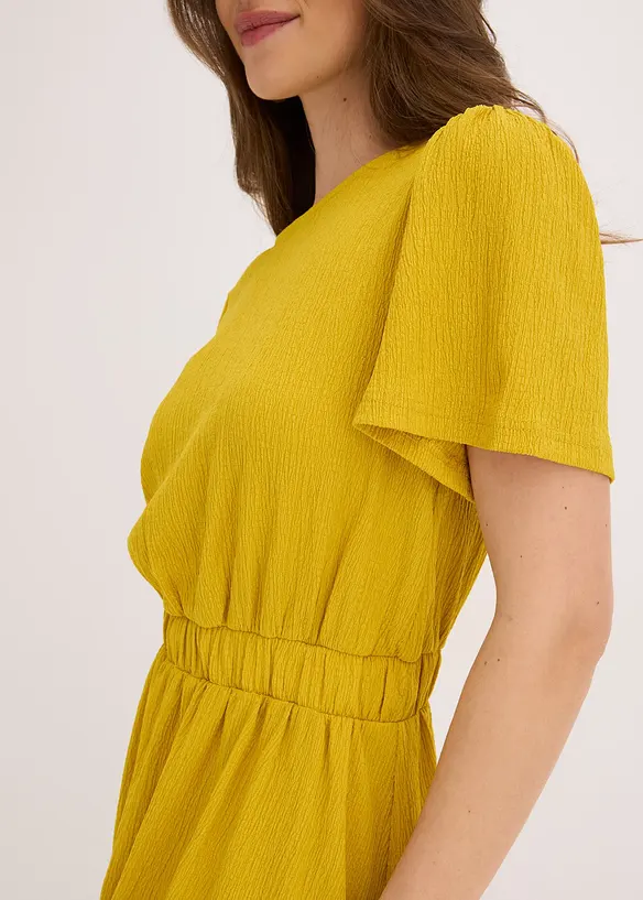 Robe &eacute;vas&eacute;e en jersey, bonprix