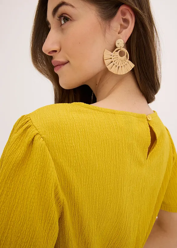 Robe &eacute;vas&eacute;e en jersey, bonprix