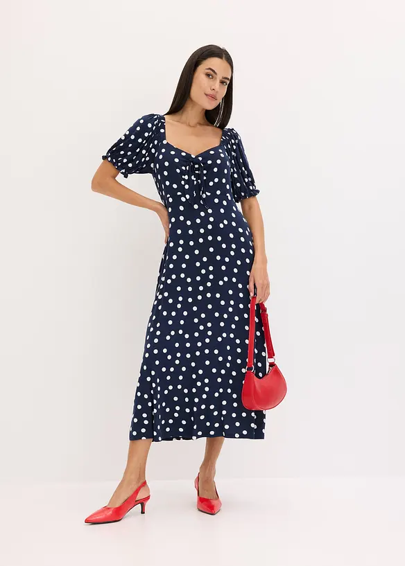 Robe midi en viscose extensible, bonprix