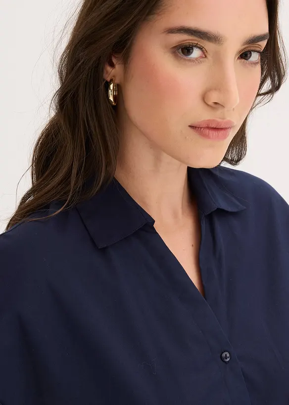 Robe-chemise 100% coton, bonprix