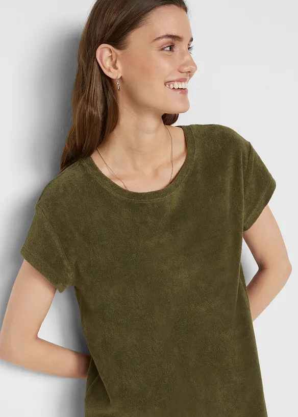 Robe en jersey &eacute;ponge, bonprix