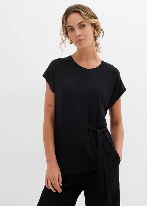 T-shirt doux en viscose extensible, bonprix