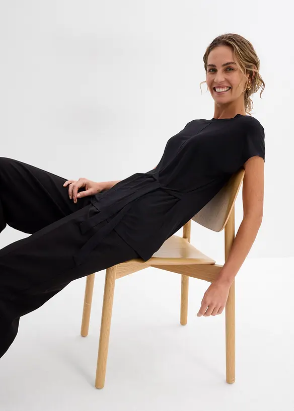 T-shirt doux en viscose extensible, bonprix