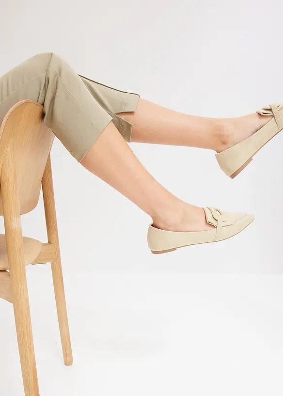 Pantalon &agrave; taille &eacute;lastiqu&eacute;e, bonprix