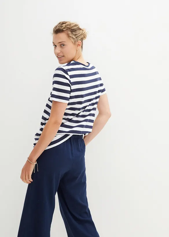 T-shirts col rond en coton, bonprix