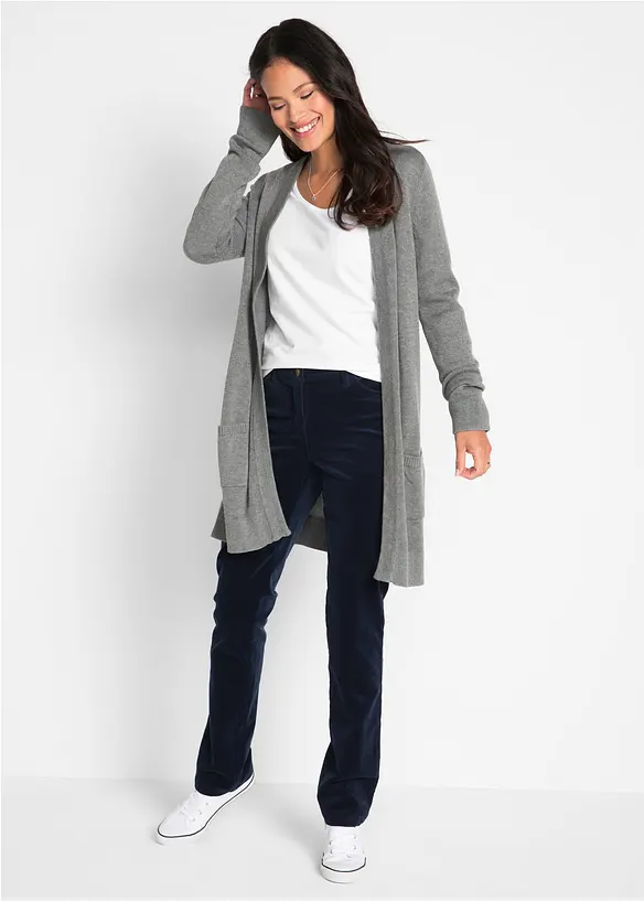 T-shirt manches longues pr&egrave;s du corps, bonprix