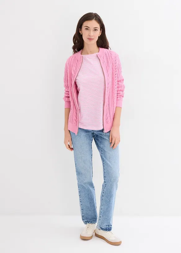 T-shirt manches longues 100% coton, bonprix