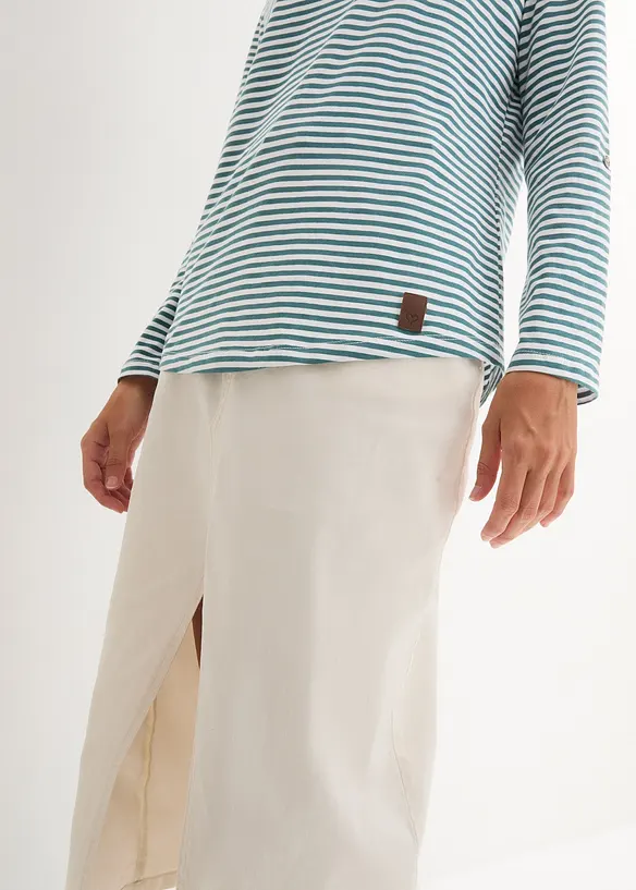 T-shirt manches longues 100% coton, bonprix