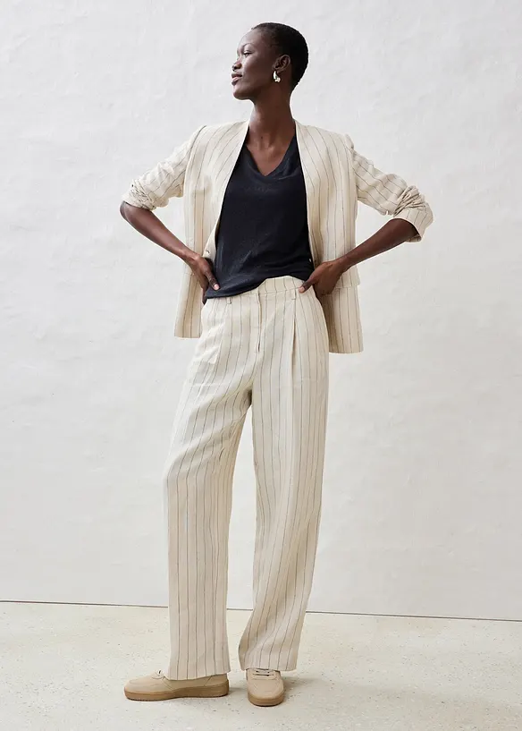 T-shirt 100% lin, bonprix