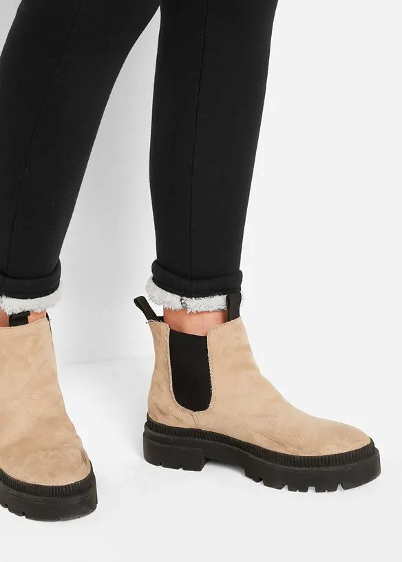 Legging chaud avec doublure peluche, bonprix