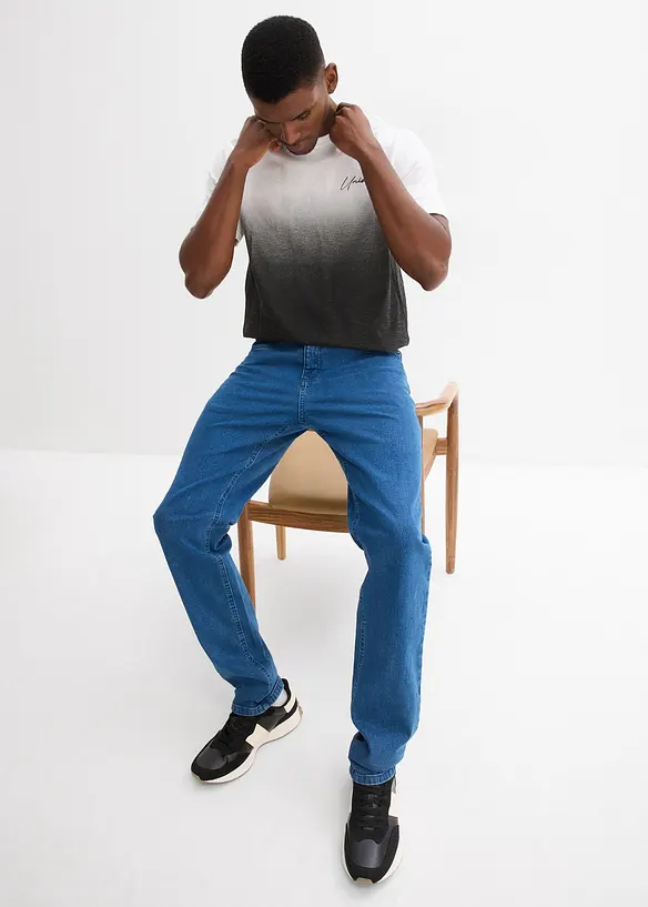 Lot de 2 T-shirts 100% coton, bonprix